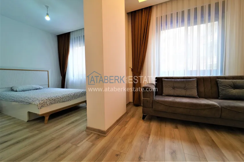 Приобрести Квартира 2+1 с новой мебелью в центре Алании – район пляжа Кейкубат  11 