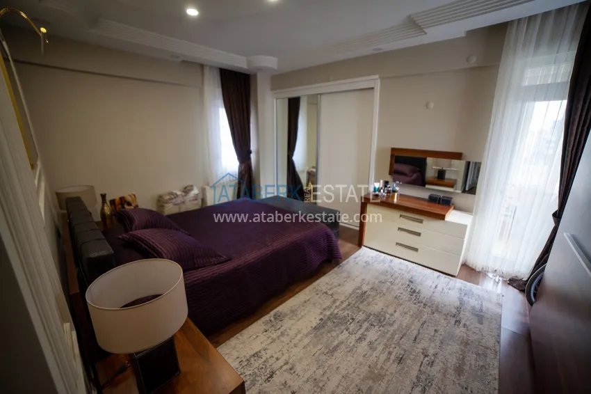 Приобрести Квартира 3+1 в Анталии, район Лара - с отдельной кухней и видом на море, подходит под гражданство 11 