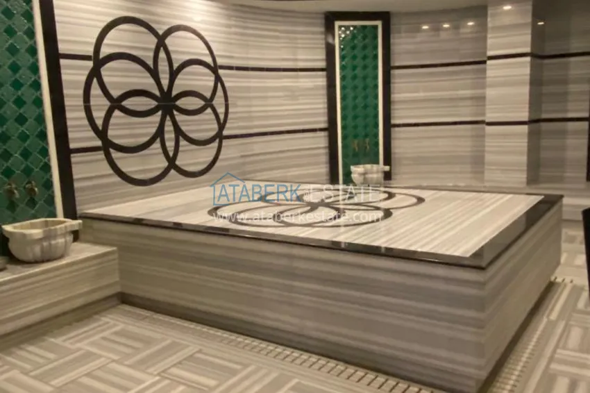 Квартира 2+1 меблированная в центре Алании, районе пляжа Клеопатра  16 