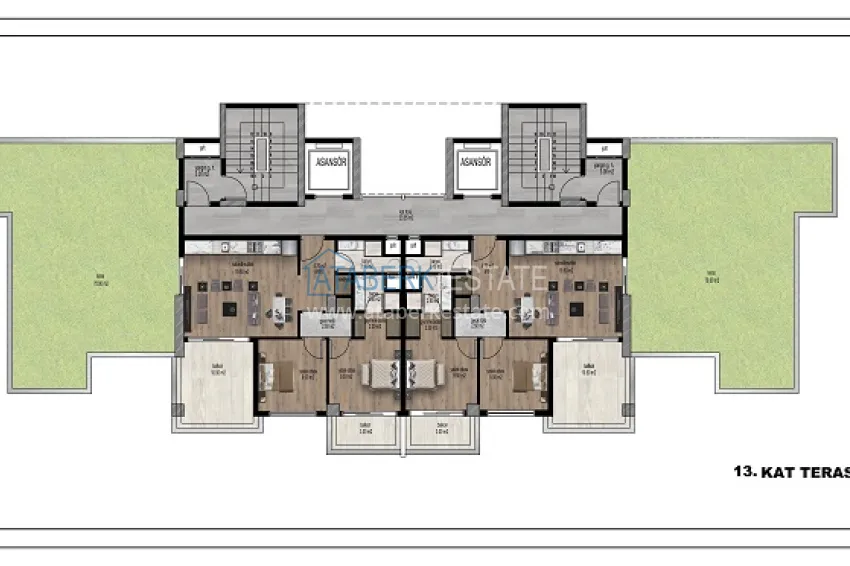 Купить дешево Новый жилой комплекс, с собственной инфраструктурой в популярном районе Тедже, Мерсин. 1 