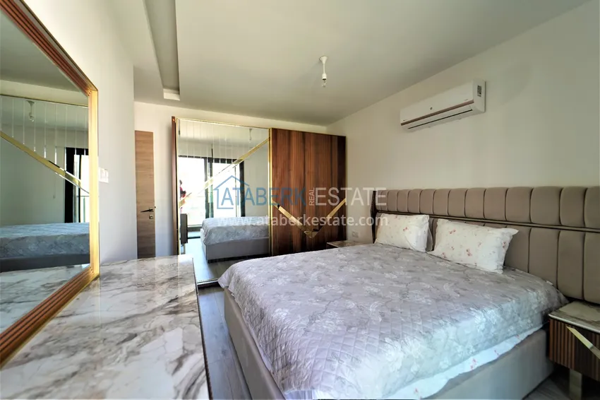 Приобрести Пентхаус – дуплекс в районе Оба, меблированный в молодом современном комплексе 13 