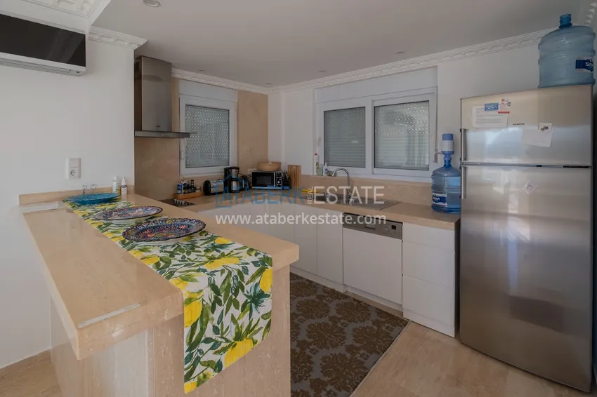 Приобрести Вилла в районе Конаклы с мебелью, частным бассейном и видовыми характеристиками 17 