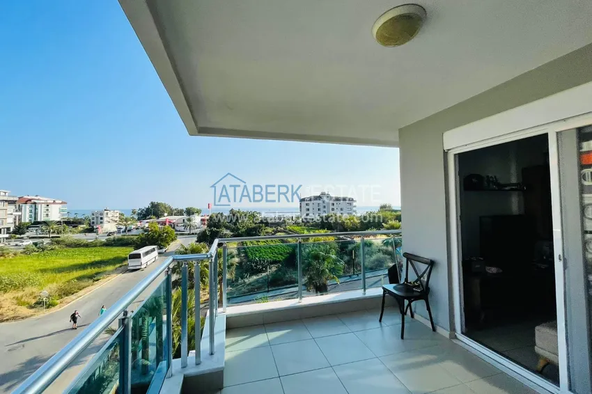 Приобрести Квартира 1+1 меблированная с видом на море и горы - район Кестель, Алания 14 