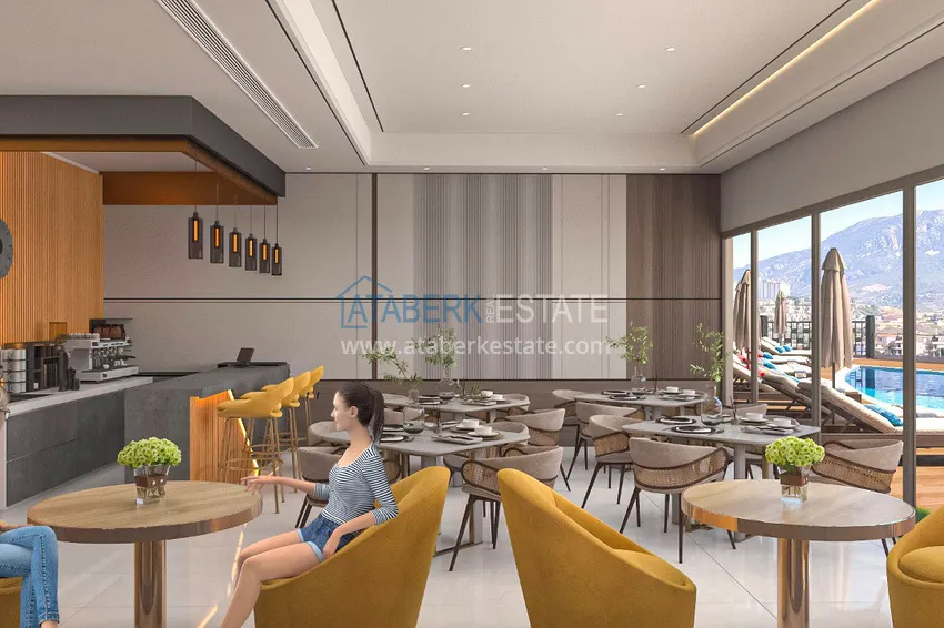 Квартиры в строящейся резиденции элитного сегмента в Алании, район Каргыджак. Подходят для получения гражданства 25 