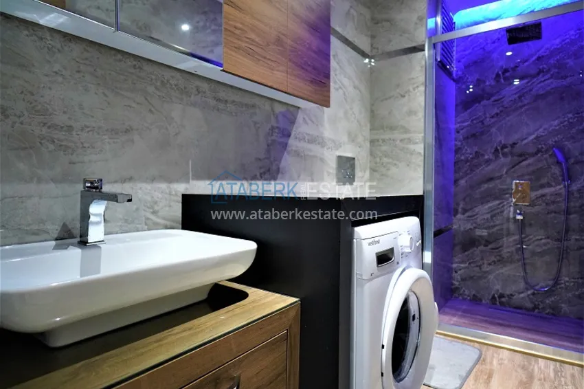 Приобрести Квартира 2+1 с новой мебелью в центре Алании – район пляжа Кейкубат  13 