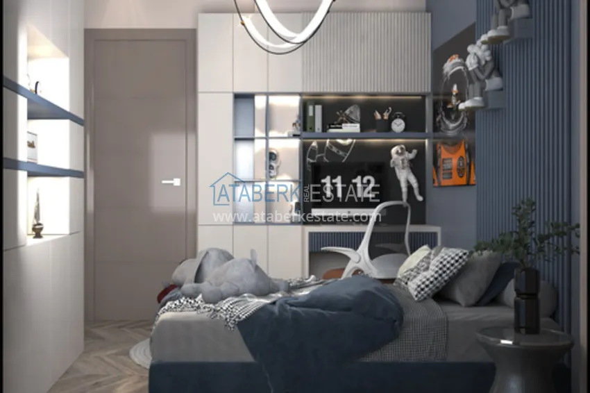 Приобрести Новый жилой комплекс, в районе Тедже, Мерсин, с собственной инфраструктурой в популярном 22 