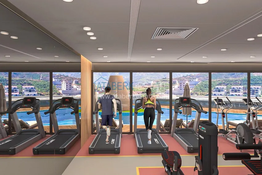 Квартиры в строящейся резиденции элитного сегмента в Алании, район Каргыджак. Подходят для получения гражданства 26 