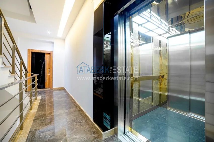 Пентхаус – дуплекс в районе Оба, меблированный в молодом современном комплексе 15 