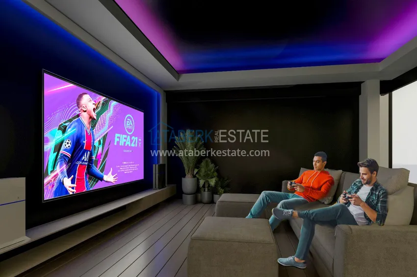 Квартиры в строящейся резиденции элитного сегмента в Алании, район Каргыджак. Подходят для получения гражданства 29 