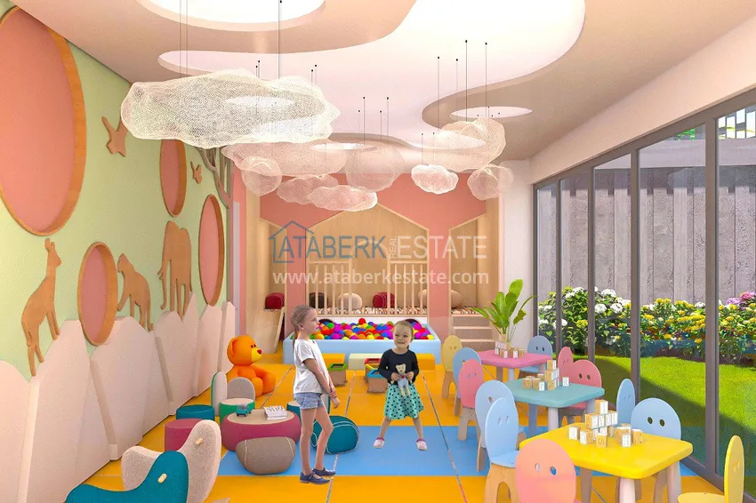 Квартиры в строящейся резиденции элитного сегмента в Алании, район Каргыджак. Подходят для получения гражданства 30 