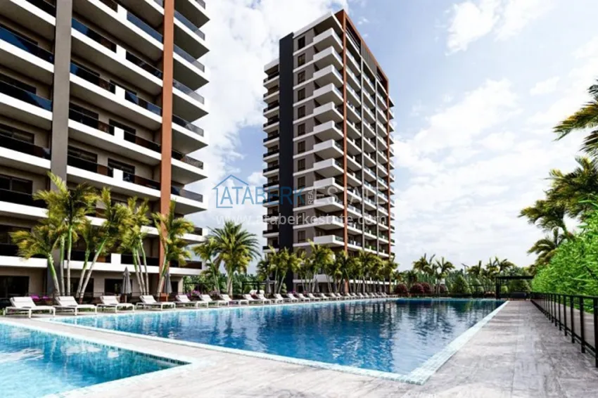 Современный жилой комплекс с инфраструктурой комфорт-класса в районе Арпачбахшиш 14 