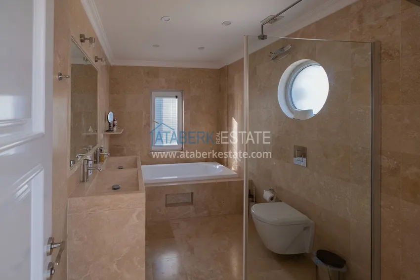 Приобрести Вилла в районе Конаклы с мебелью, частным бассейном и видовыми характеристиками 23 