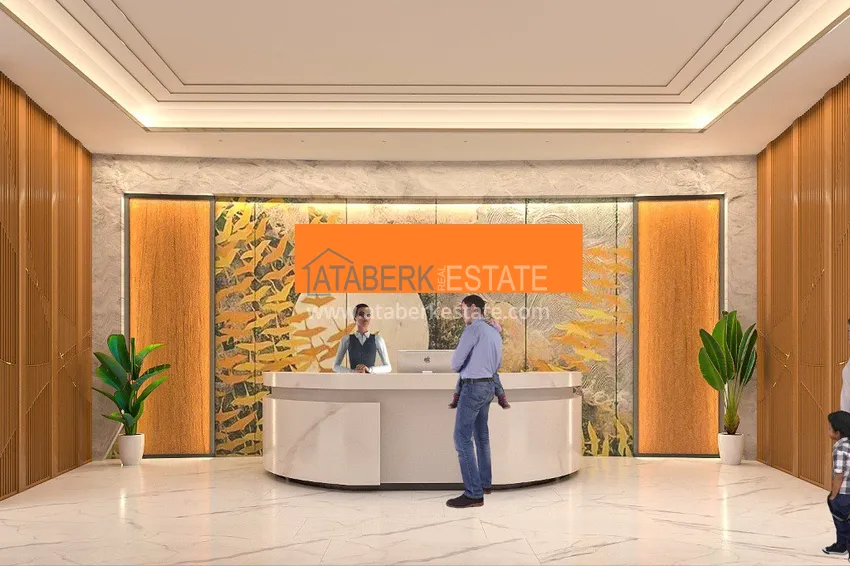 Квартиры в строящейся резиденции элитного сегмента в Алании, район Каргыджак. Подходят для получения гражданства 14 