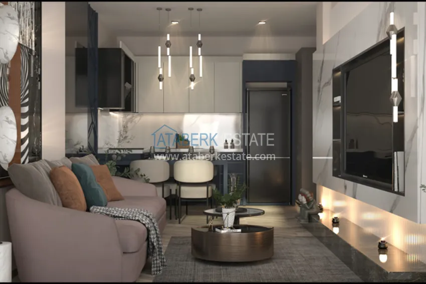 Приобрести Апартаменты 1+1 в районе Арпачбахшиш в Мерсине 1 