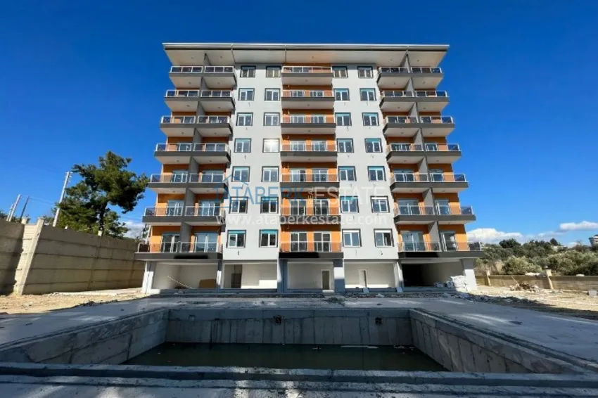 Квартира 2+1 в Авсалларе с чистовой отделкой и видом на горы в современном комплексе 1