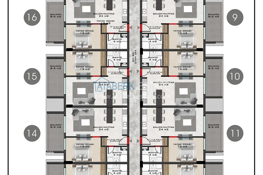 Купить дешево Инвестиционно-привлекательный проект офф-плана в Алании, район Махмутлар 2 