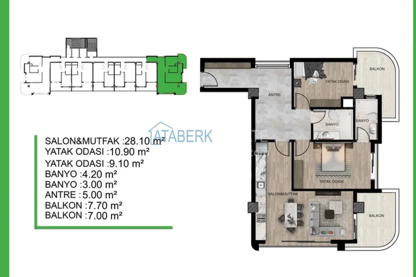 Купить дешево Новый благоустроенный жилой комплекс премиум-класса в Тедже. 2 