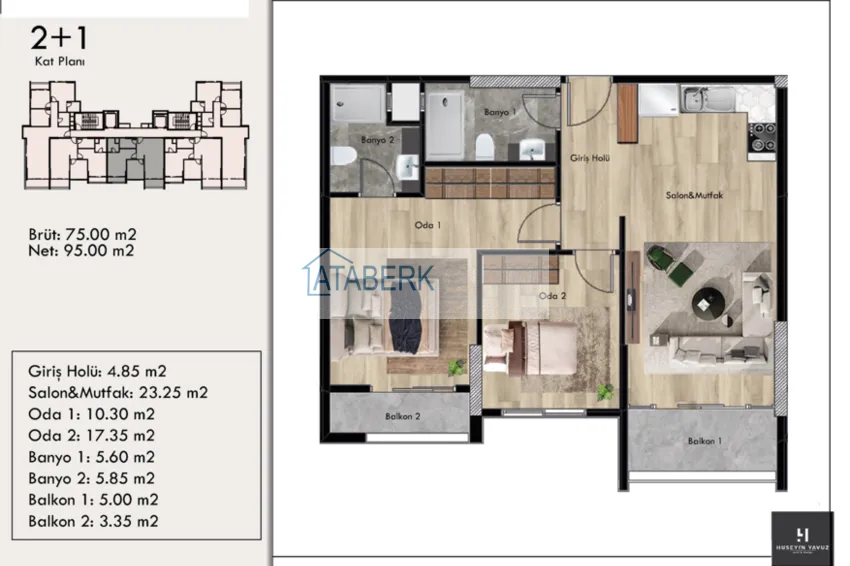 Купить дешево Новый жилой комплекс, в районе Тедже, Мерсин, с собственной инфраструктурой в популярном 2 