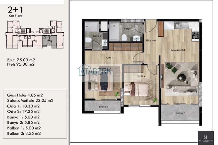 Купить дешево Новый жилой комплекс, в районе Тедже, Мерсин, с собственной инфраструктурой в популярном 3 