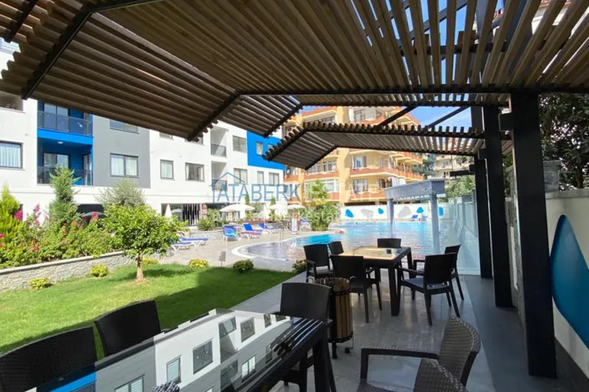 Квартира 2+1 меблированная в центре Алании, районе пляжа Клеопатра  3 