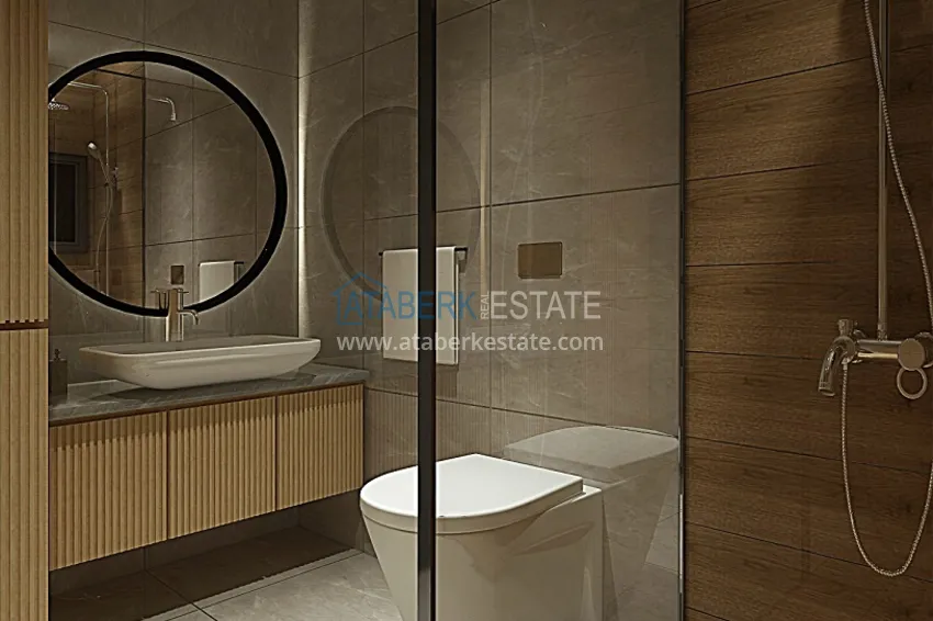 Приобрести Новый комплекс комфорт-класс в Алании, район Паяллар 14 