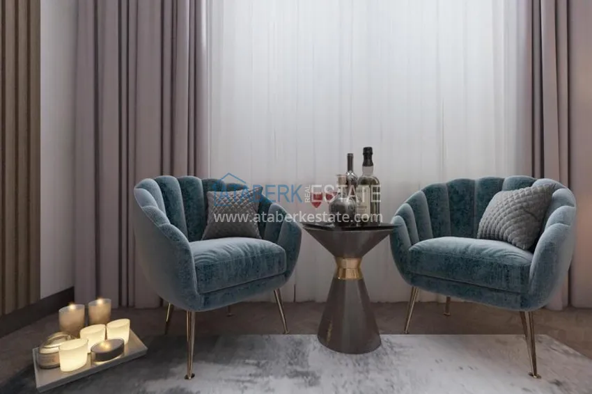 Приобрести Современный проект с собственной инфраструктурой в популярном районе Мезитли, Мерсин. 19 