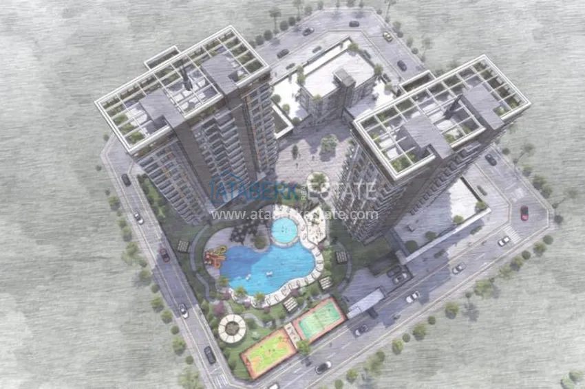 Современный проект с собственной инфраструктурой в популярном районе Мезитли, Мерсин. 6 