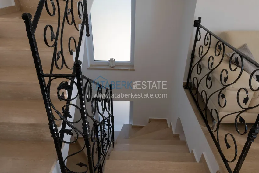 Приобрести Вилла в районе Конаклы с мебелью, частным бассейном и видовыми характеристиками 28 