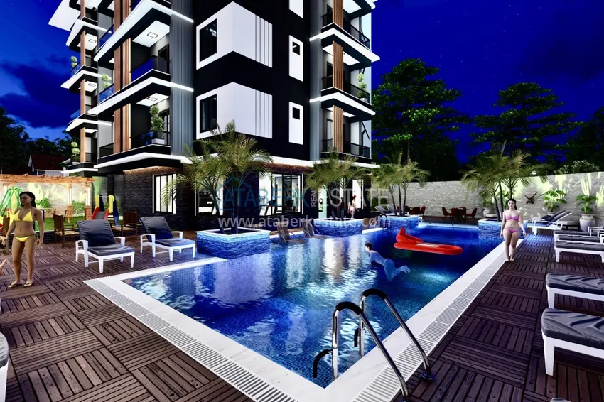 Новый проект бутик-резиденции в районе Авсаллар, Алания 17 