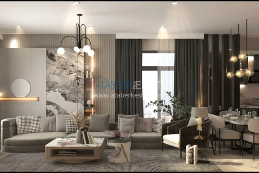 Приобрести Новый жилой комплекс, в районе Тедже, Мерсин, с собственной инфраструктурой в популярном 11 