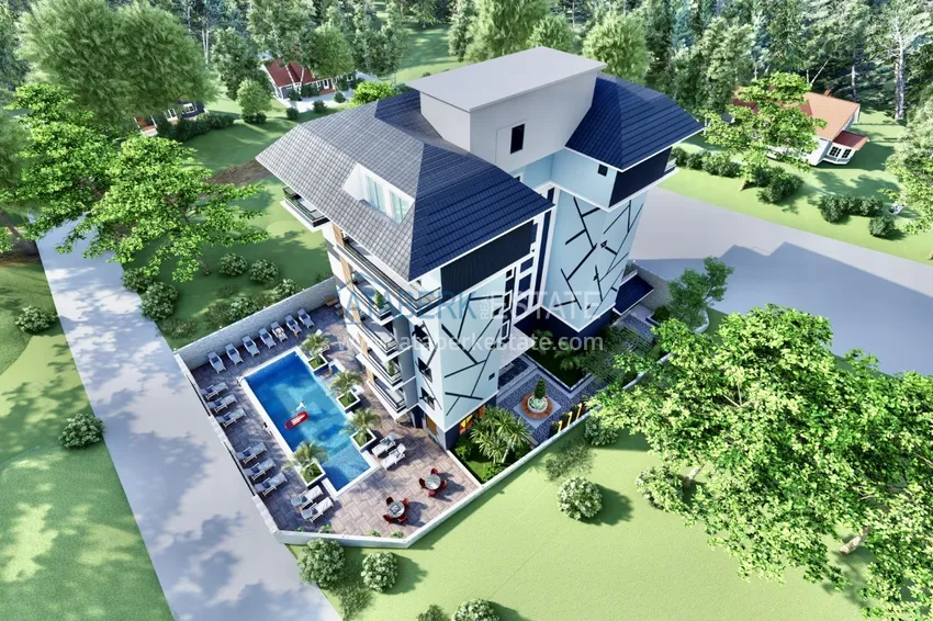 Новый проект бутик-резиденции в районе Авсаллар, Алания 3 