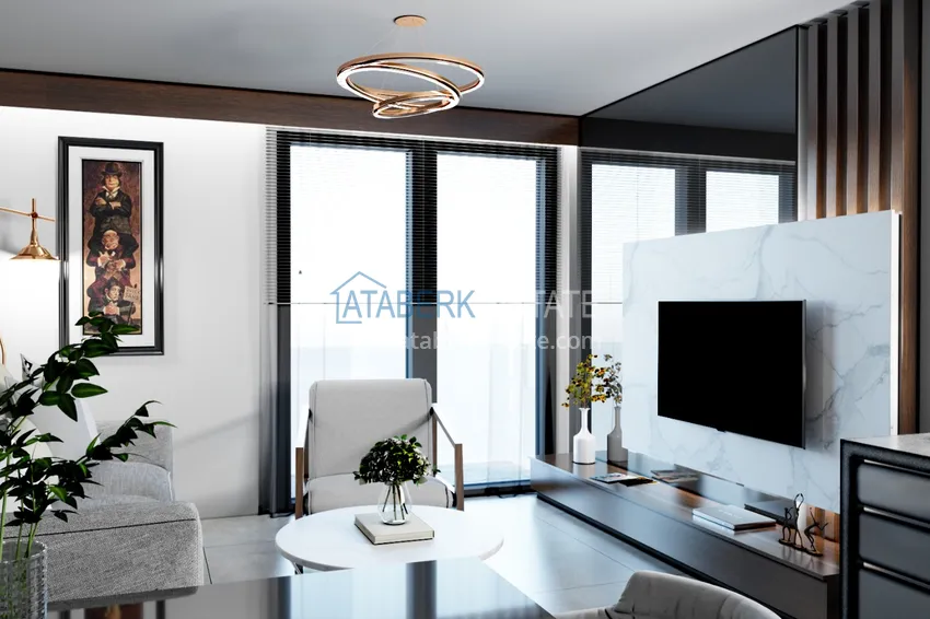 Приобрести Квартира 2+1 на этапе строительства напрямую от инвестора в 250 метрах от моря - центр Алании 2 