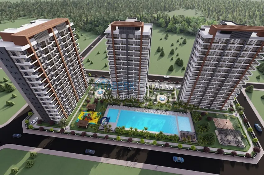 Современный жилой комплекс с инфраструктурой комфорт-класса в районе Арпачбахшиш 1 