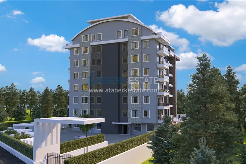 Новая квартира 1+1 с чистовой отделкой в современном новом комплексе - Газипаша 3 