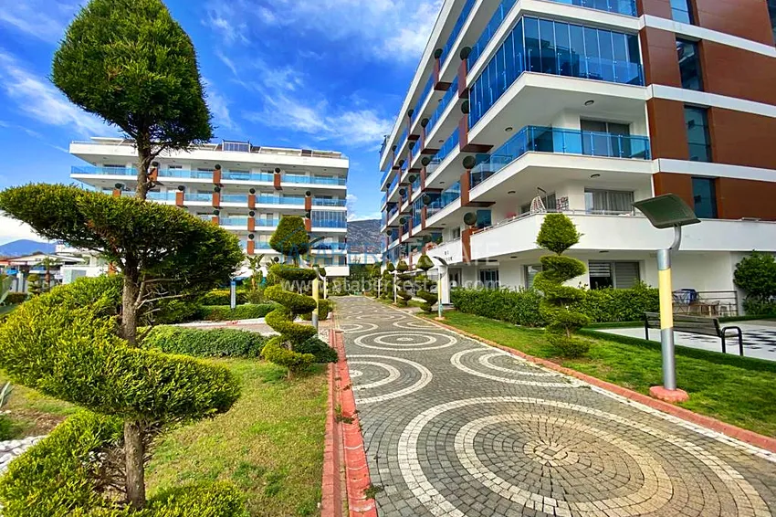 Квартира 1+1 меблированная с видом на горы, Кестель – Алания 3 