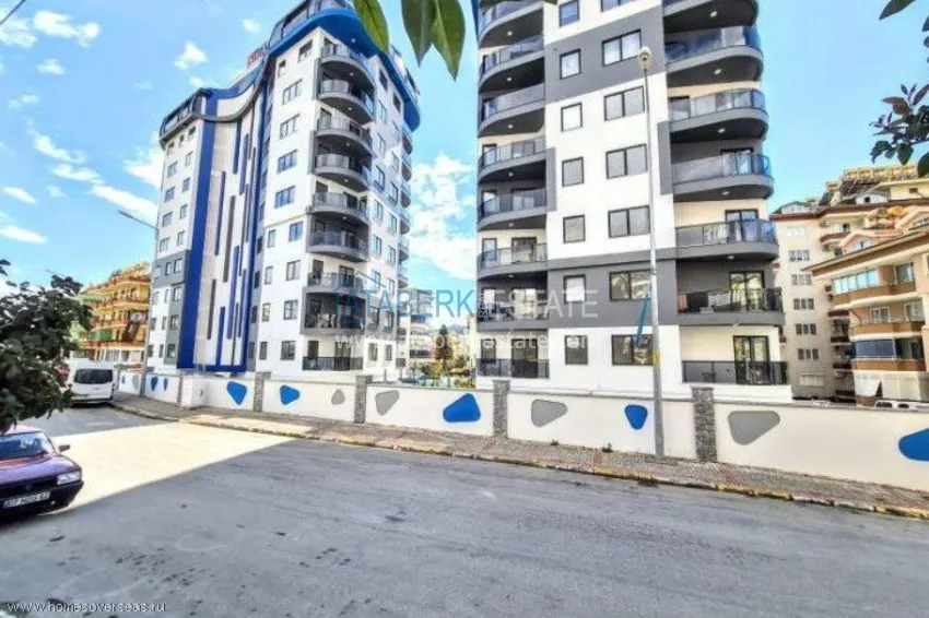 Квартира 2+1 меблированная в центре Алании, районе пляжа Клеопатра  4 