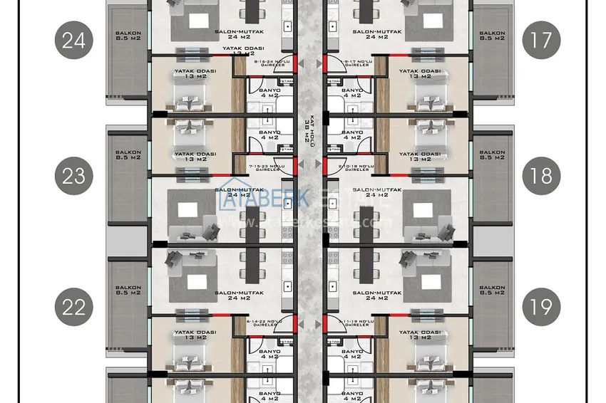 Купить дешево Инвестиционно-привлекательный проект офф-плана в Алании, район Махмутлар 3 