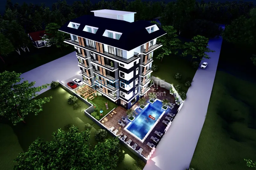 Новый проект бутик-резиденции в районе Авсаллар, Алания 18 