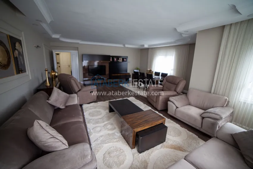 Приобрести Квартира 3+1 в Анталии, район Лара - с отдельной кухней и видом на море, подходит под гражданство 3 