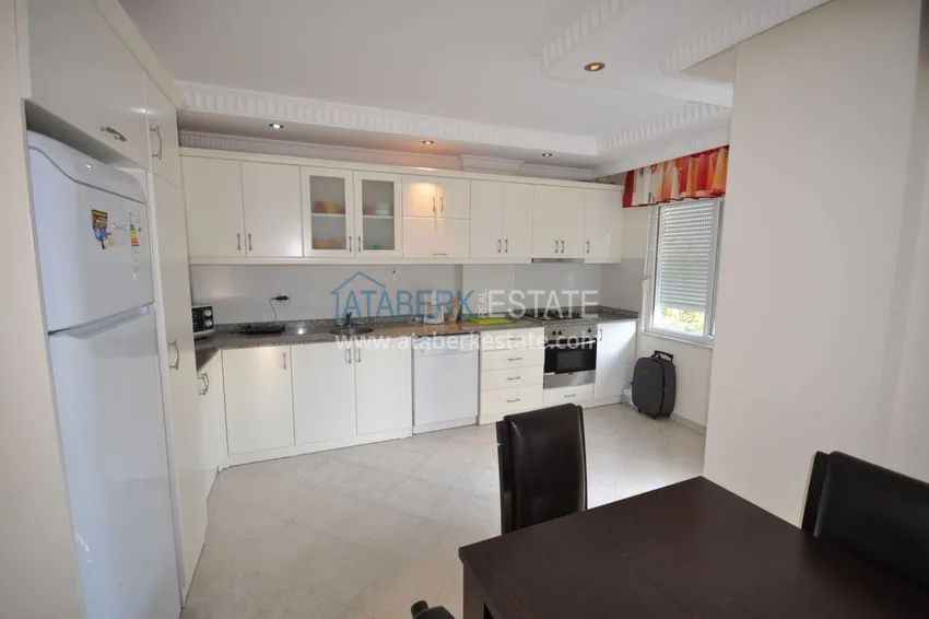 Приобрести Квартира 2+1 с мебелью в центре Алании в жилом комплексе с бассейном 3 