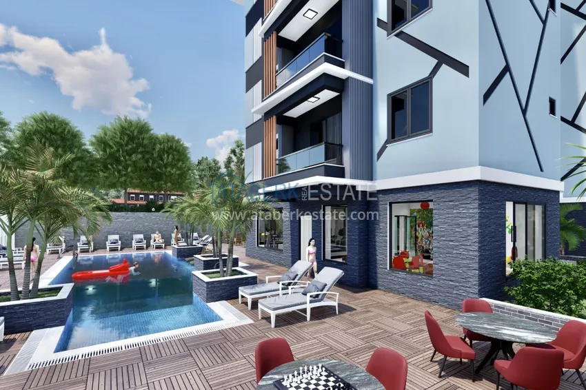 Новый проект бутик-резиденции в районе Авсаллар, Алания 4 