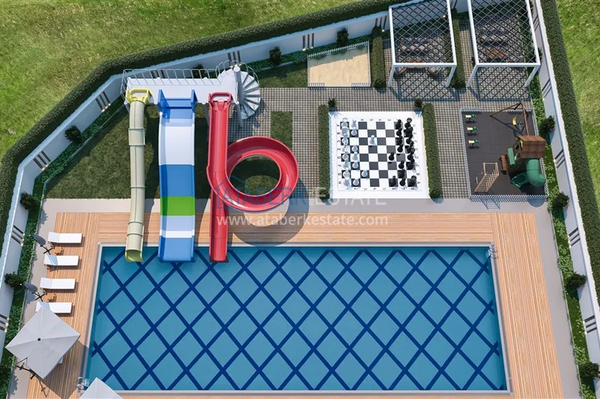 Новая квартира 1+1 с чистовой отделкой в современном новом комплексе - Газипаша 4 