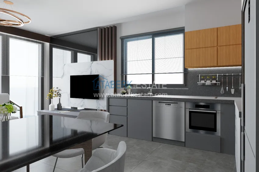 Приобрести Квартира 2+1 на этапе строительства напрямую от инвестора в 250 метрах от моря - центр Алании 3 