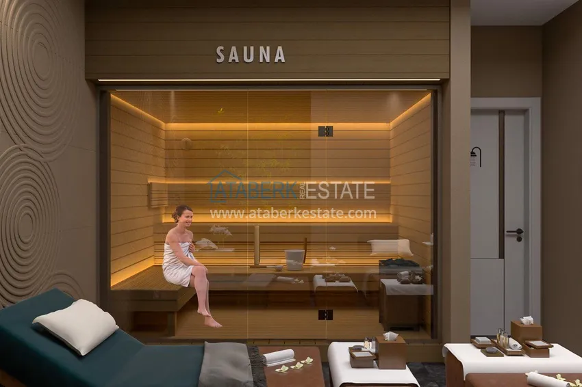 Квартиры в строящейся резиденции элитного сегмента в Алании, район Каргыджак. Подходят для получения гражданства 16 