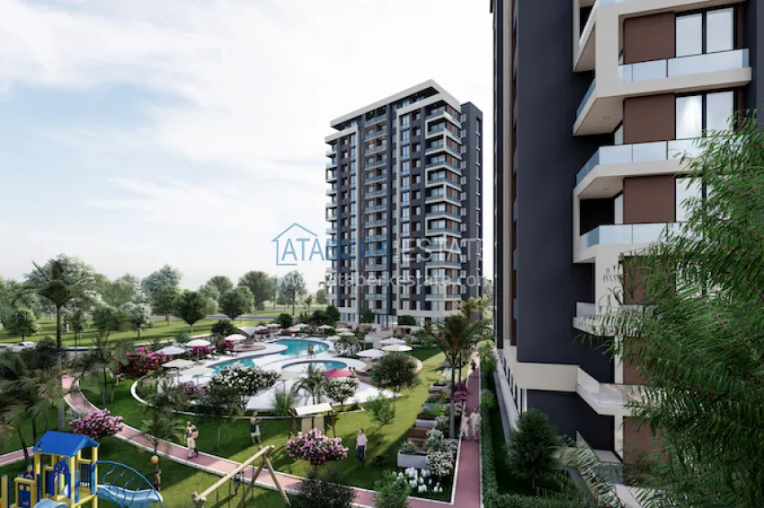 Комплекс с инфраструктурой у самого моря в районе Томюк-Мерсин. 2