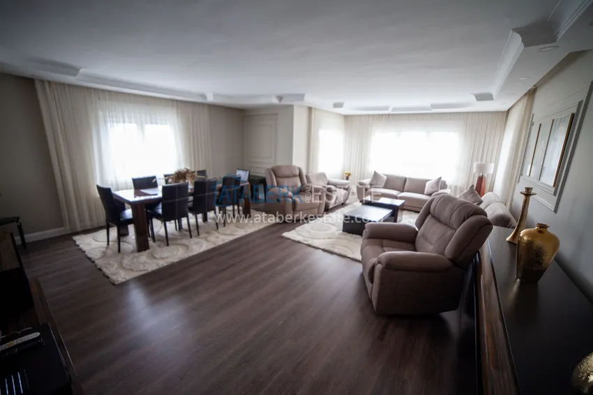 Приобрести Квартира 3+1 в Анталии, район Лара - с отдельной кухней и видом на море, подходит под гражданство 4 