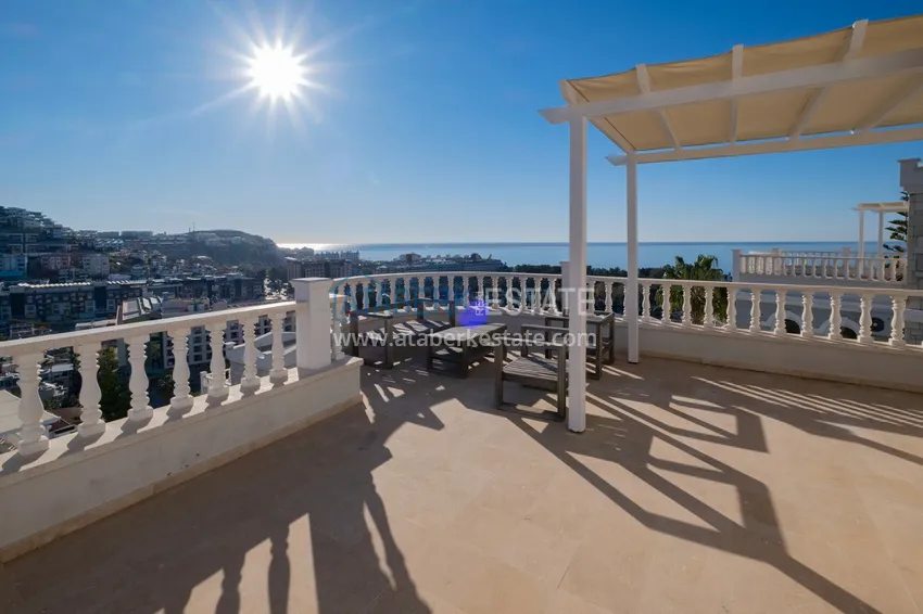 Приобрести Вилла в районе Конаклы с мебелью, частным бассейном и видовыми характеристиками 4 