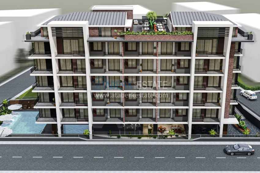 Квартира 2+1 на этапе строительства напрямую от инвестора в 250 метрах от моря - центр Алании 4 