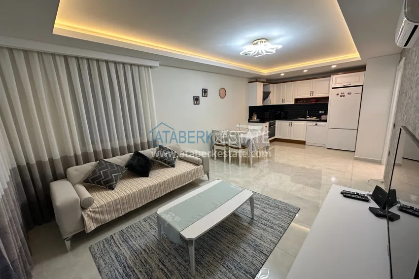 Приобрести Квартира 1+1 меблированная с открытым видом на море, район Махмутлар – Алания 4 