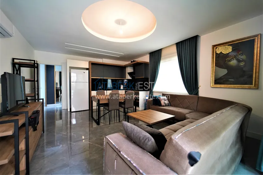 Приобрести Квартира 2+1 с новой мебелью в центре Алании – район пляжа Кейкубат  4 